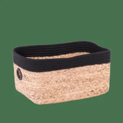 NATUREL Cesta De Cajonera Negro, Natural