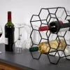 NAU Botellero Para 9 Botellas Negro