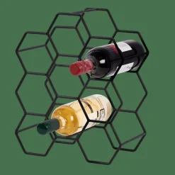 NAU Botellero Para 9 Botellas Negro