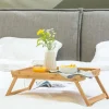 NEW BAMBOO Bandeja De Cama Natural