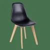 NEW MATS Silla De Comedor Negro