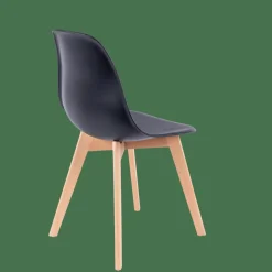 NEW MATS Silla De Comedor Negro