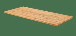 NEW OAK Mesa De Comedor Con Patas En U De Metal