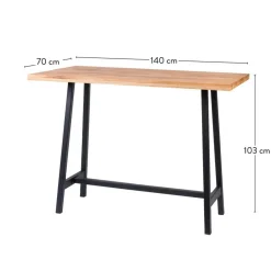 OAK SPLIT Mesa De Bar Natural