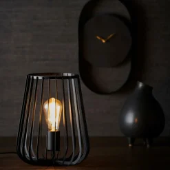 ORION Lámpara De Mesa Negro