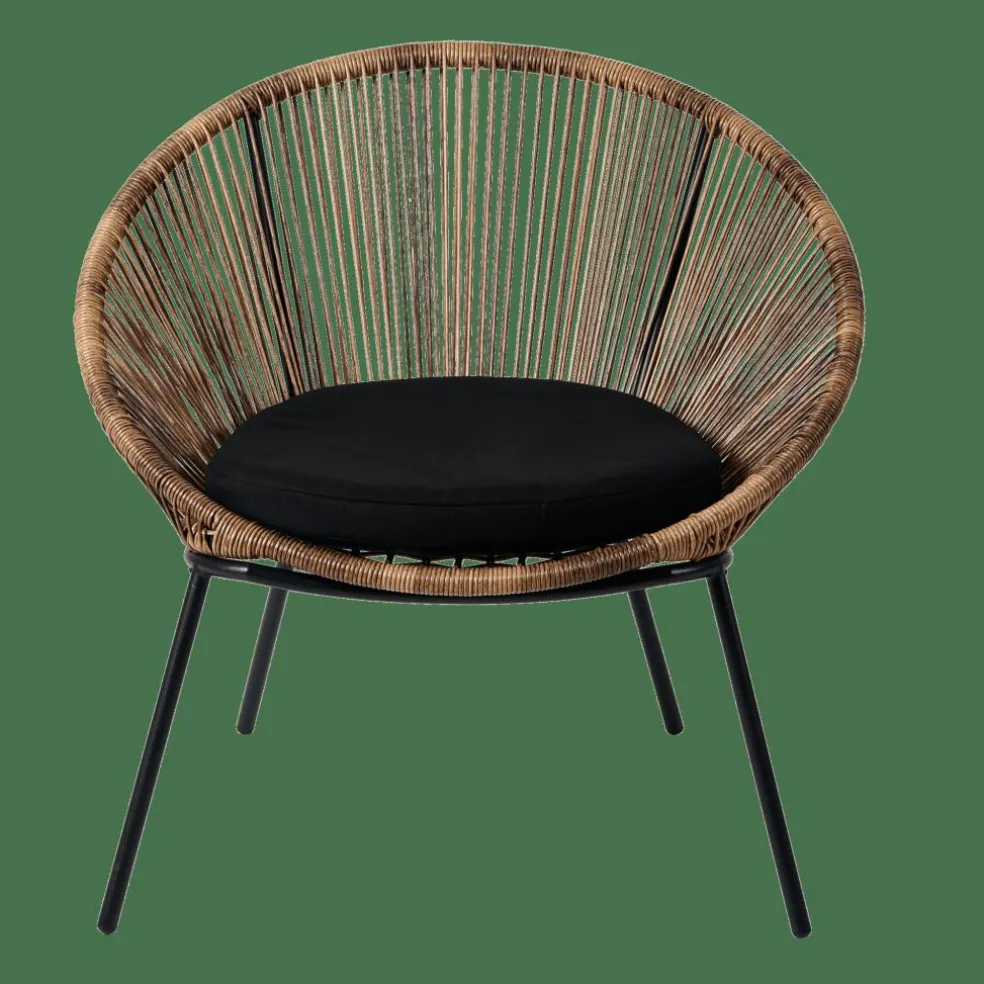 PAPAYO Silla Lounge Con Cojín Natural