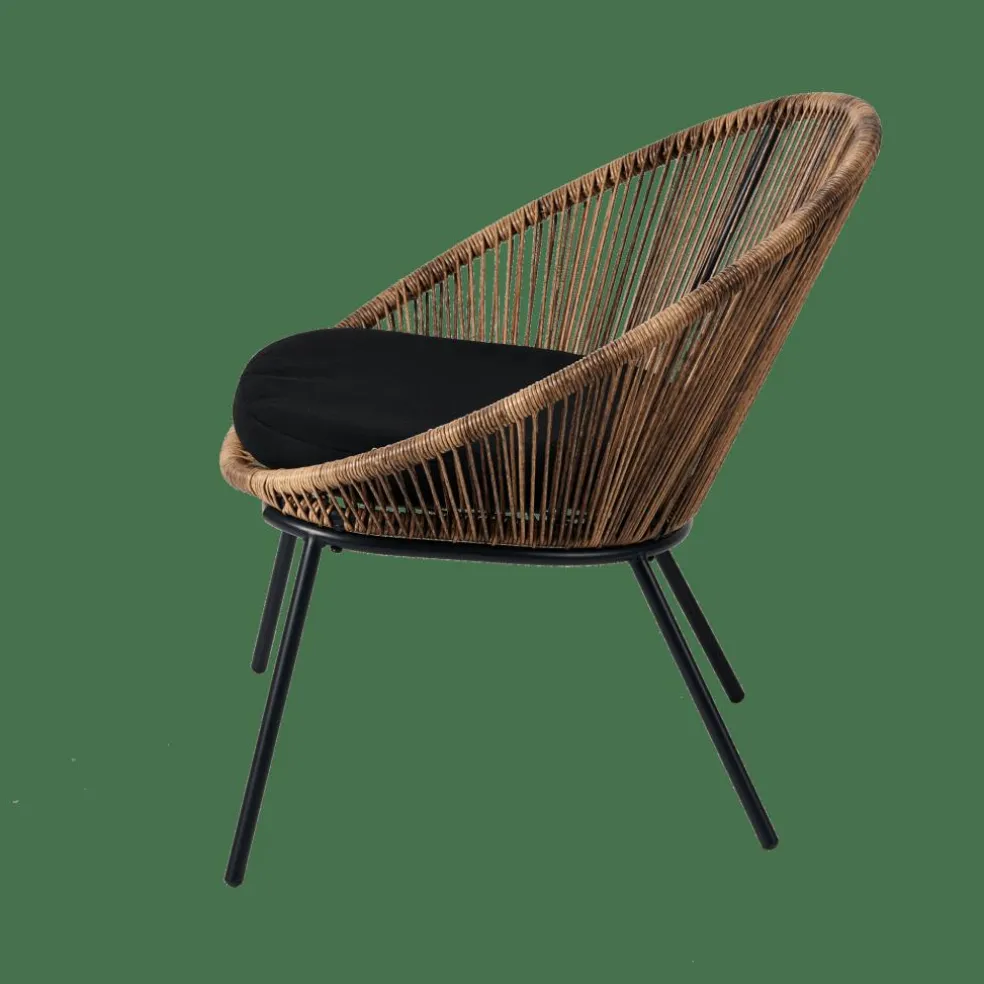 PAPAYO Silla Lounge Con Cojín Natural