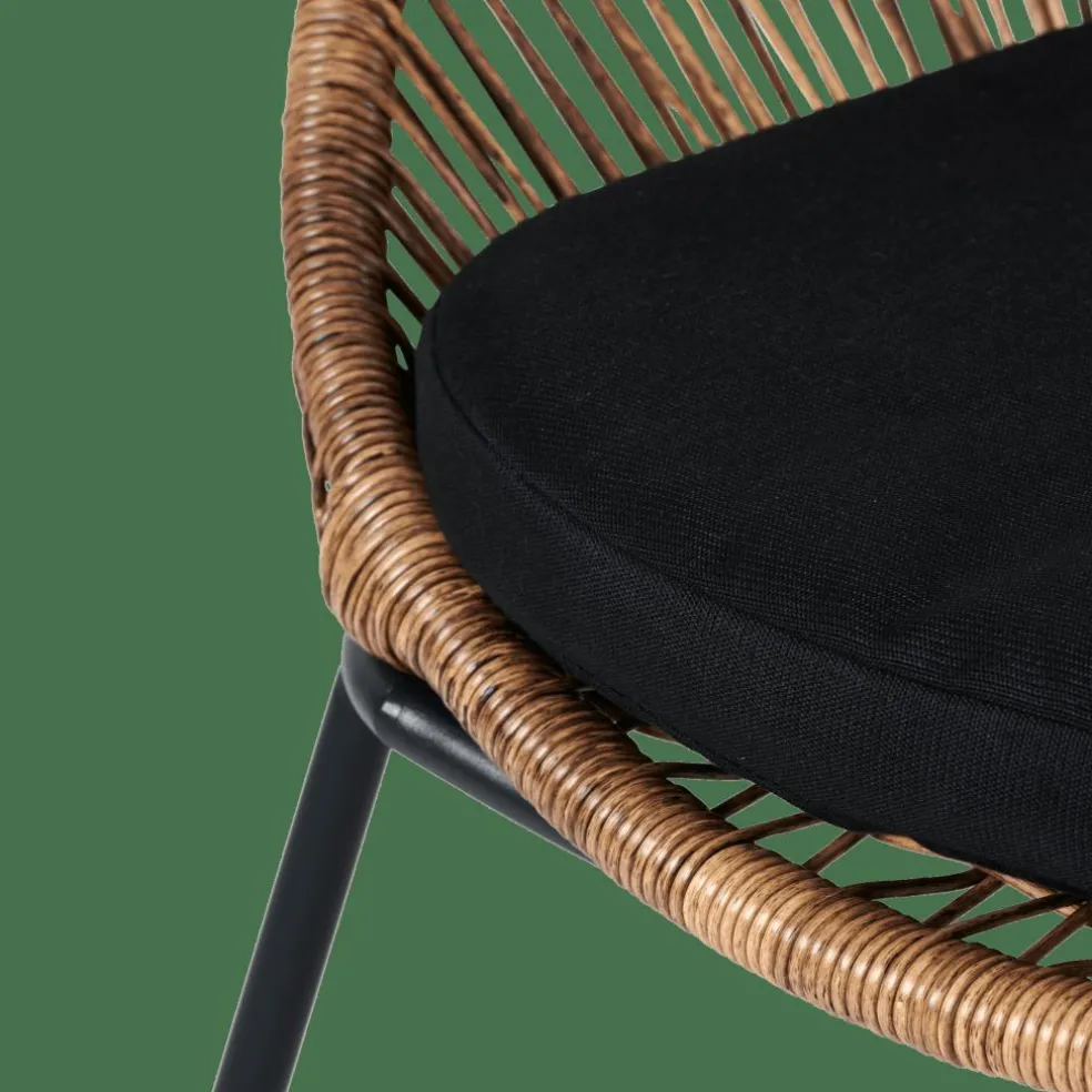 PAPAYO Silla Lounge Con Cojín Natural