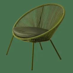 PAPAYO Silla Lounge Con Cojín Verde
