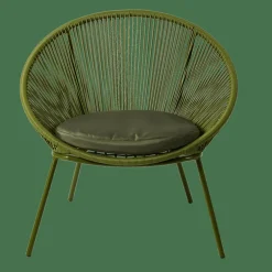 PAPAYO Silla Lounge Con Cojín Verde