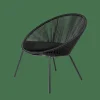 PAPAYO Silla Lounge Negro