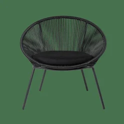 PAPAYO Silla Lounge Negro
