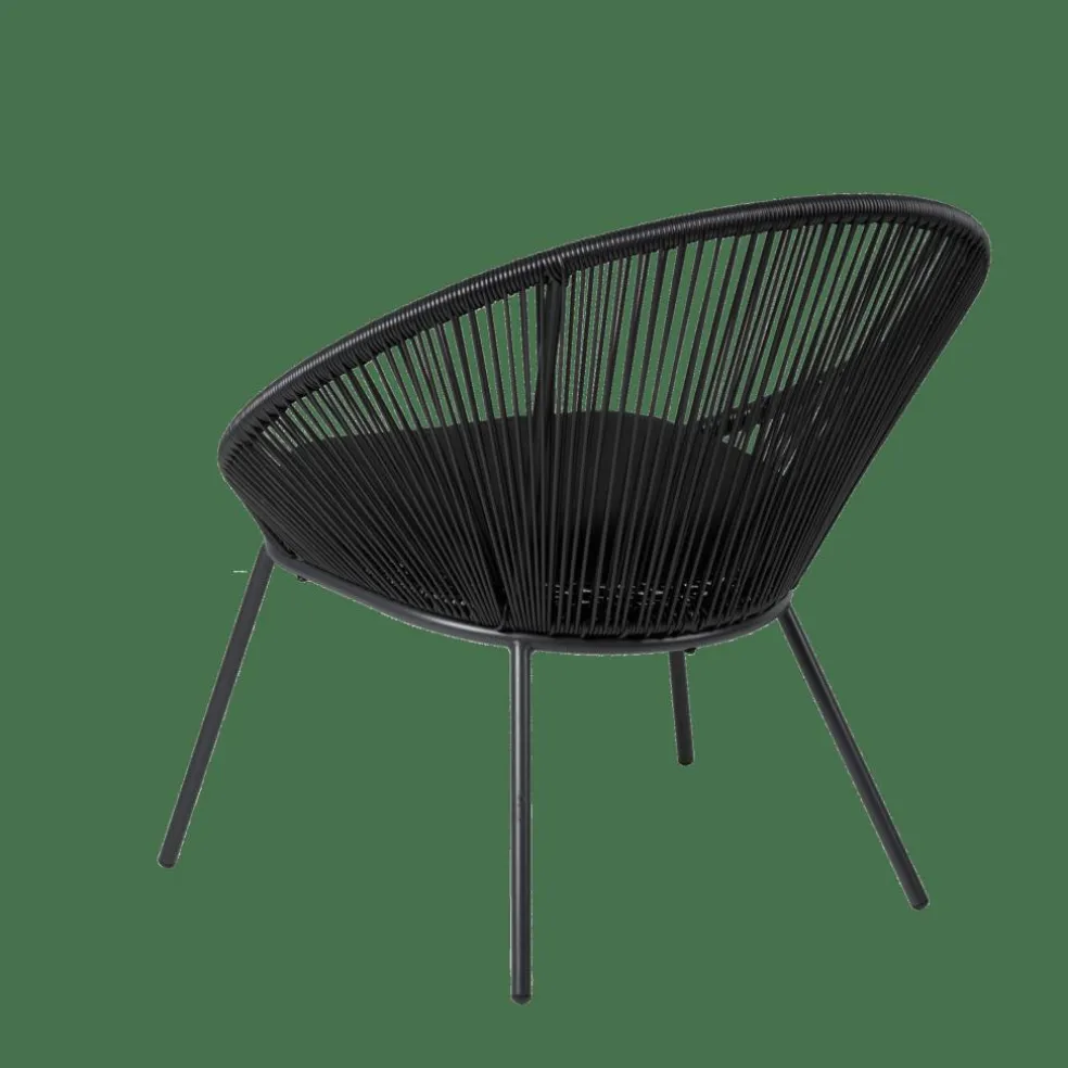 PAPAYO Silla Lounge Negro