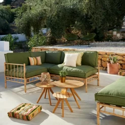 PAULETTA LUXE Cojin De Espalda Verde