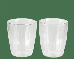 PAUSA Vaso De Doble Pared Juego De 2 25 CL Transparente