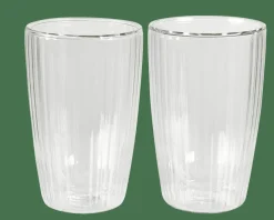 PAUSA Vaso De Doble Pared Juego De 2 45 CL Transparente