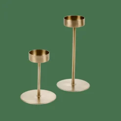 PHANTOM Soporte Para Vela Pequeña Oro Claro