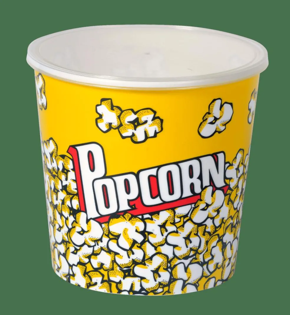 POPCORN Cubo Popcorn Con Tapa Multicolor