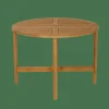 PORTLAND Mesa Plegable Natural