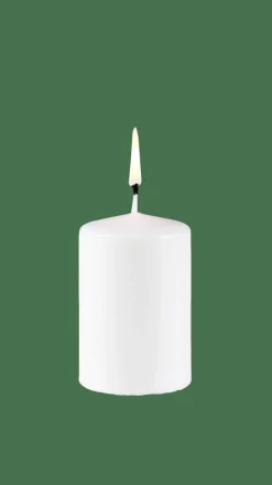 PURE Vela Cilíndrica Blanco