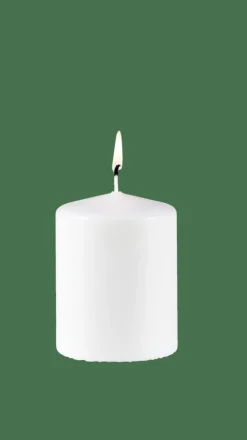 PURE Vela Cilíndrica Blanco