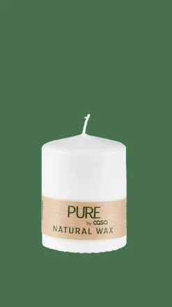 PURE Vela Cilíndrica Blanco