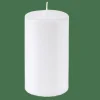 PURE Vela Cilíndrica Blanco