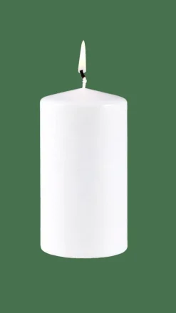 PURE Vela Cilíndrica Blanco