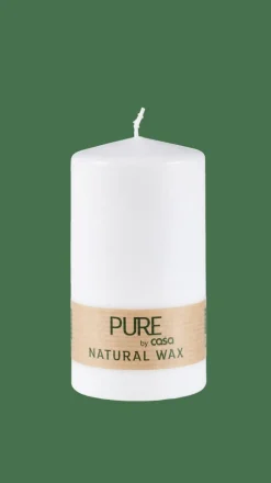 PURE Vela Cilíndrica Blanco