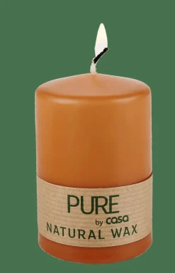 PURE Vela Cilíndrica Caramelo