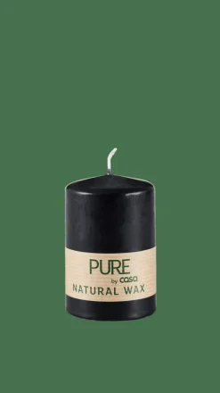 PURE Vela Cilíndrica Negro