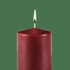 PURE Vela Cilíndrica Rojo Oscuro