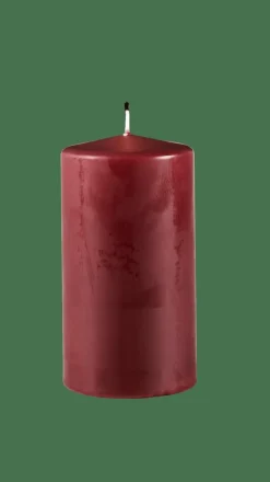 PURE Vela Cilíndrica Rojo Oscuro