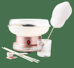 RETRO FUN Máquina De Algodón De Azúcar Rosa
