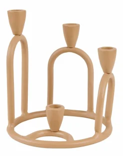 RINGS Candelabro Marrón Claro