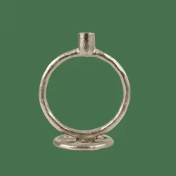 RINGS Candelabro Plateado