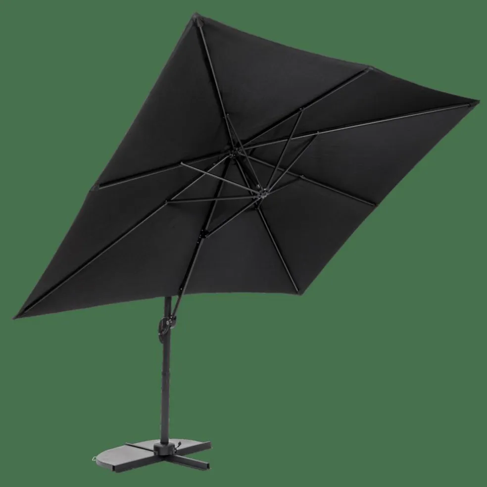 RIVA Parasol Colgante Sin Pie Negro