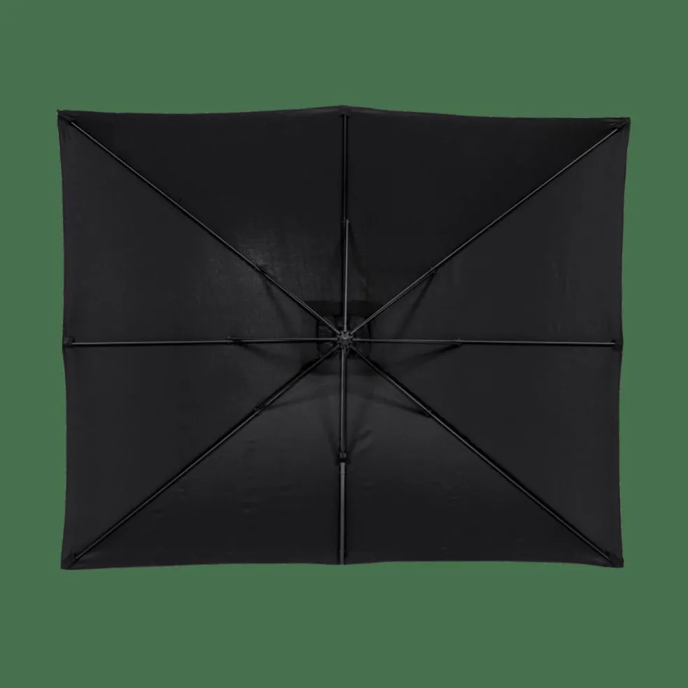 RIVA Parasol Colgante Sin Pie Negro