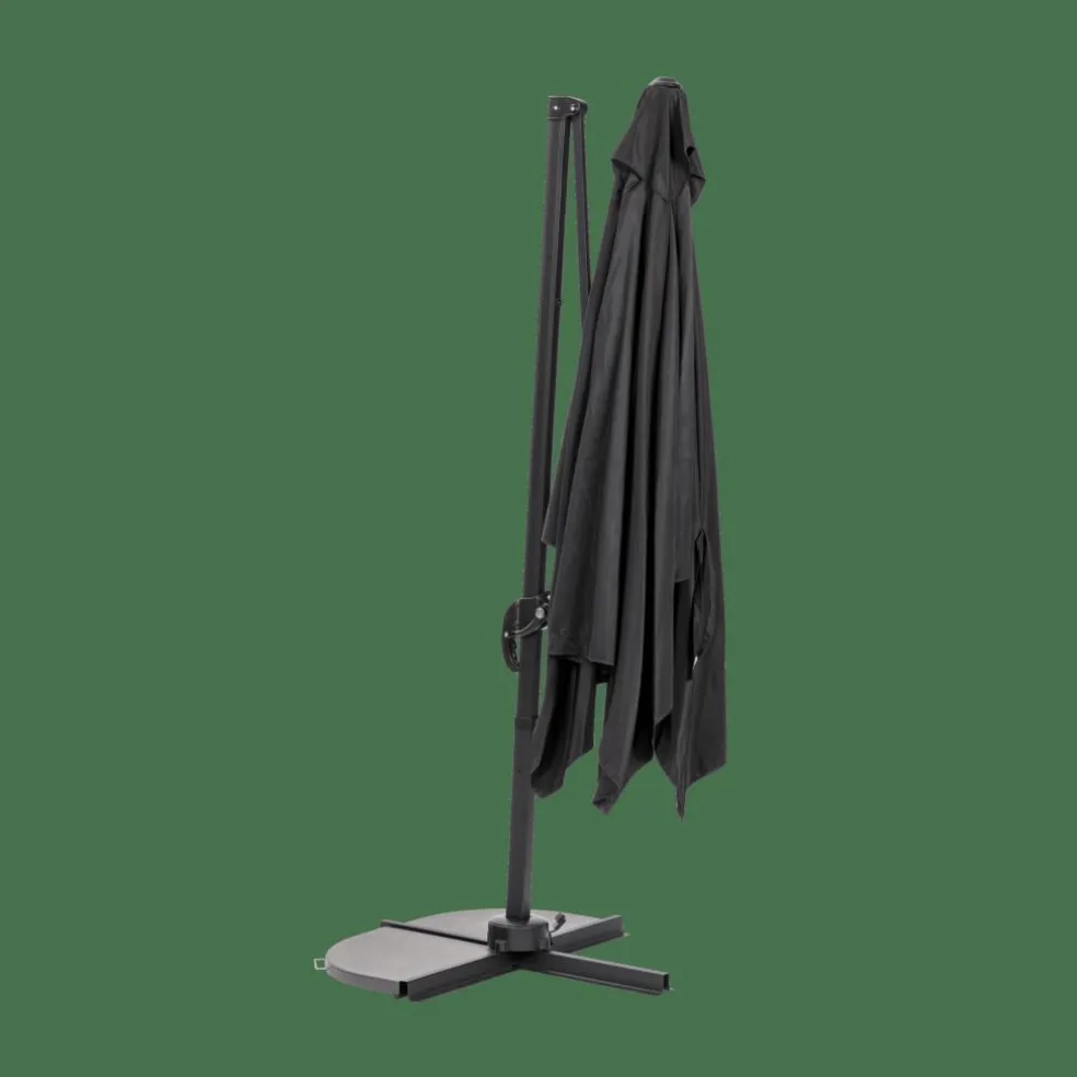 RIVA Parasol Colgante Sin Pie Negro