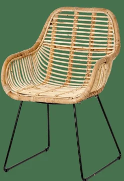 ROTAN Silla De Comedor Natural