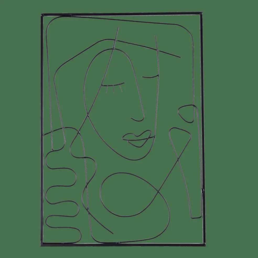 SEÑORITA Decoración De Pared Negro