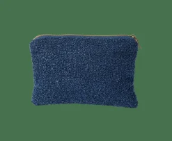SIERA Bolsa De Maquillaje Azul Oscuro