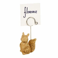 SQUIRREL Decoración Dorado