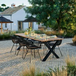 TEAK LUXE Tumbona Natural