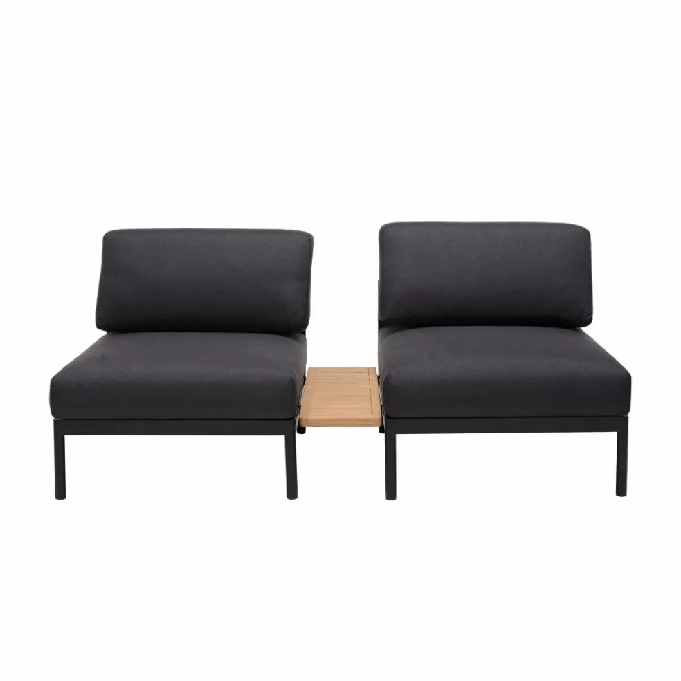 TEAK LUXE Tumbona Natural