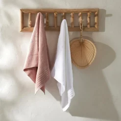 TEAK Perchero De Pared Natural