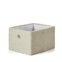 TEDDY Cesta Plegable Blanco Apagado
