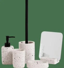 TERRAZZO Jabonera Blanco
