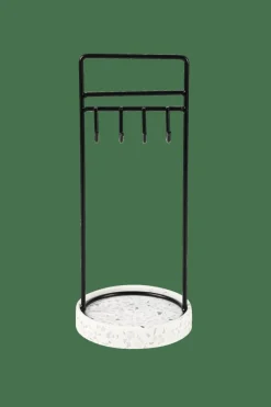 TERRAZZO Joyero Negro, Blanco, Gris