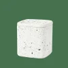 TERRAZZO Soporte De Algodones Blanco